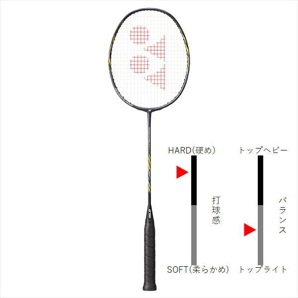 YONEX】バドミントンラケット ナノフレア800LT - バドミントン