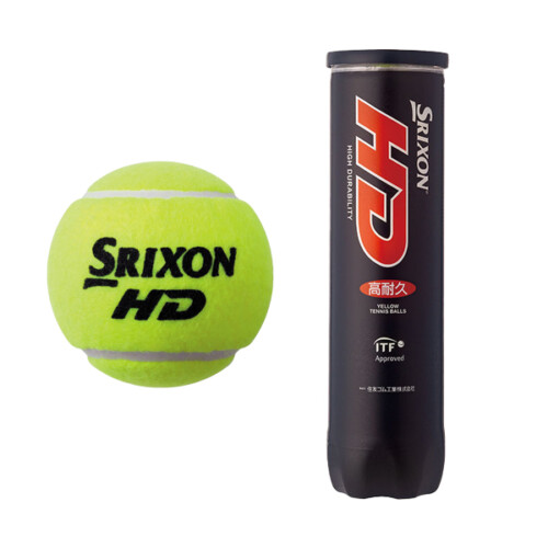 ダンロップテニスボール  セスリクソンHD（4ケ入り）SRXHD4DOZ