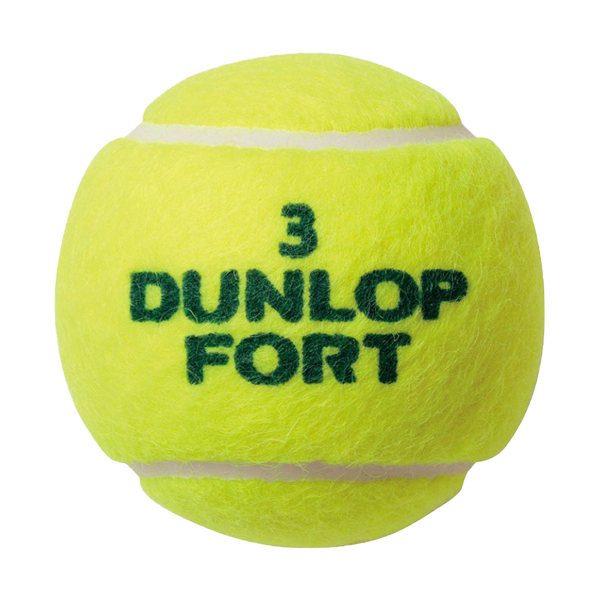 ダンロップテニスボール  フォート（2ケ入り）DFEYL2DOZ