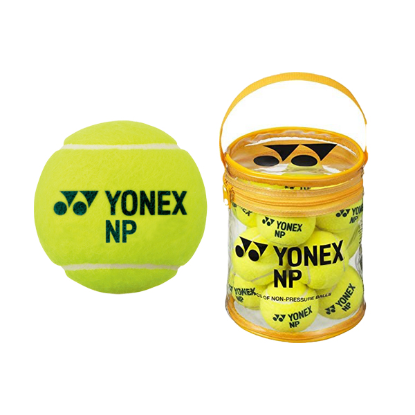 ヨネックステニスボール  ノンプレッシャーボール（12球入りバッグ）TB-NP12