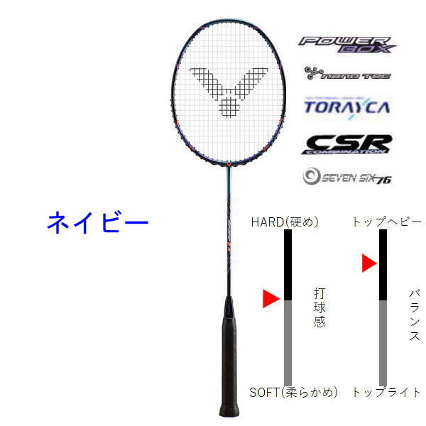ビクターバドミントンラケット スラスターK15(TK-15)n