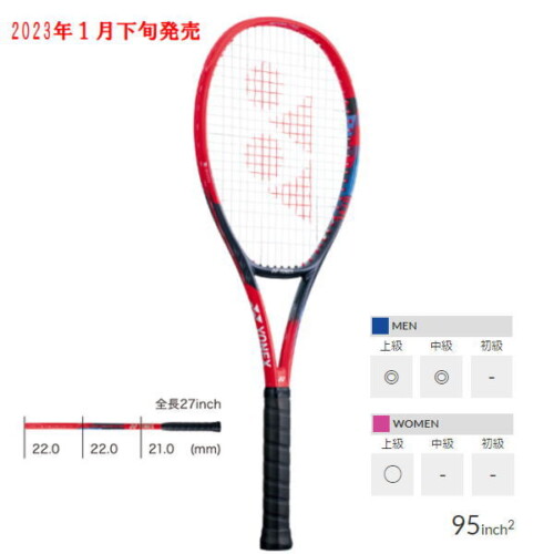 ヨネックステニスラケット Vコア 95(07VC95)2301