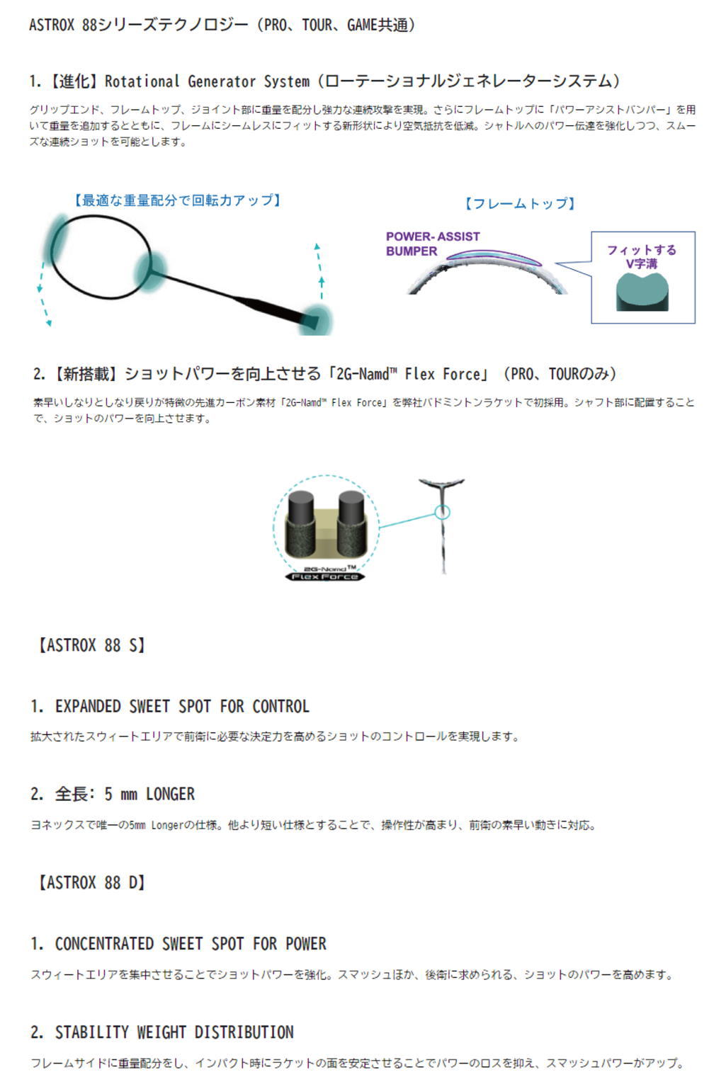 ヨネックス バドミントンラケット アストロクス88Dプロ(3AX88D-P 