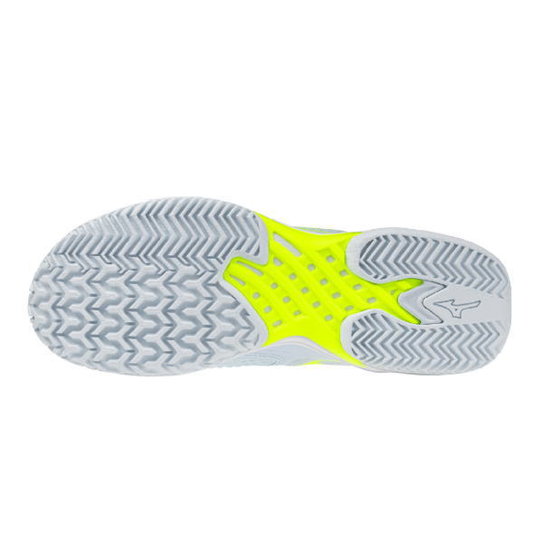 ミズノテニスシューズ ウエーブエクシードツアー7 OCwomen(61GB267420)ライトブルー×イエロー2512