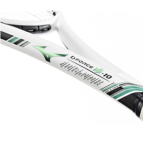 ミズノソフトテニスラケット ディーフォース VS-10(63JTN547)ホワイト×ジェードグリーン