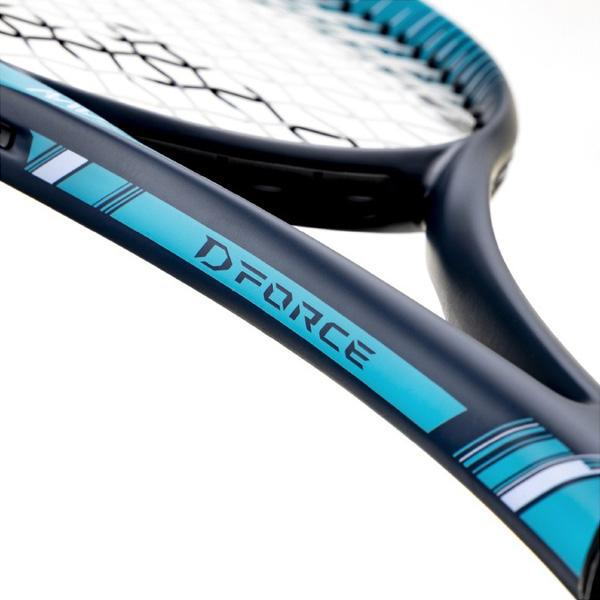 ミズノソフトテニスラケット ディーフォース V-50(63JTN556)ネイビー×ターコイズ