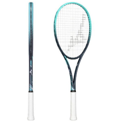 ミズノソフトテニスラケット ディーフォース VS-50(63JTN557)ネイビー×ターコイズ