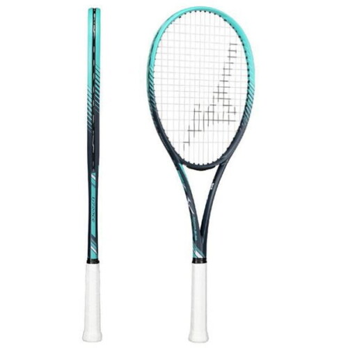 ミズノソフトテニスラケット ディーフォース S-50(63JTN566)ネイビー×ターコイズ