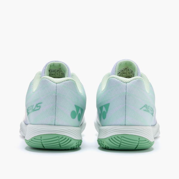 ヨネックス バドミントンシューズ パワークッション エアラスZワイド(SHBAZ2W)ホワイト/グリーン2512