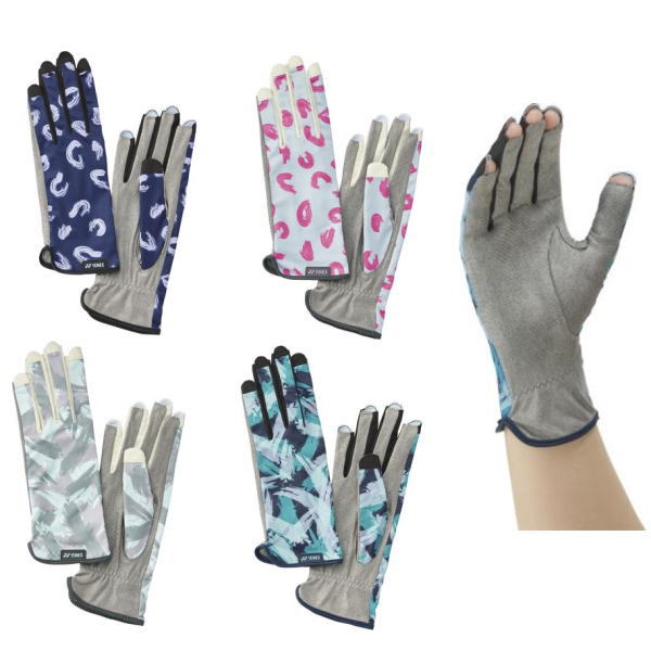 ヨネックス テニスグローブ(AC271)左右両手用、ネイルスルー、手の平穴無し