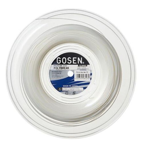 ゴーセン テニスロールガット ポリブレイク18ロール200m(TS1622)激安お買い得価格｜GOSEN｜スペック表と在庫状況