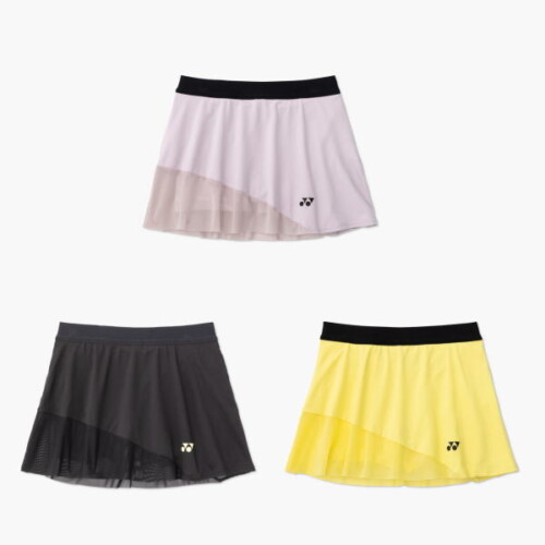 ヨネックス スカート(26186)インナースパッツ付|激安お買い得価格|2026年8月中発売|YONEX|スペック表と在庫状況