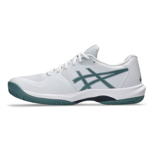 アシックステニスシューズ GAME FF CLAY/OC(1041A490)WHITE/FOGGY TEAL|2026年8月発売