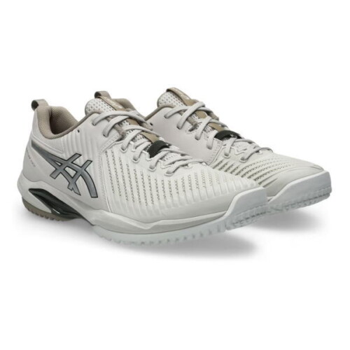 アシックス テニスシューズ PRESTIGE NEO OC(1043A027)SOFT OAT/PURE SILVER｜激安お買い得価格｜2026年7月発売｜ASICS｜スペック表と機能性｜オムニクレー用