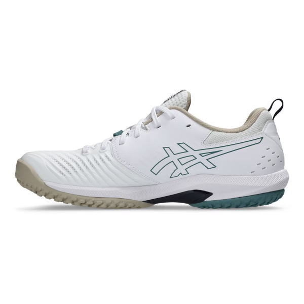 アシックス テニスシューズ PRESTIGE NEO OC(1043A027)WHITE/FOGGY TEAL|2026年7月発売