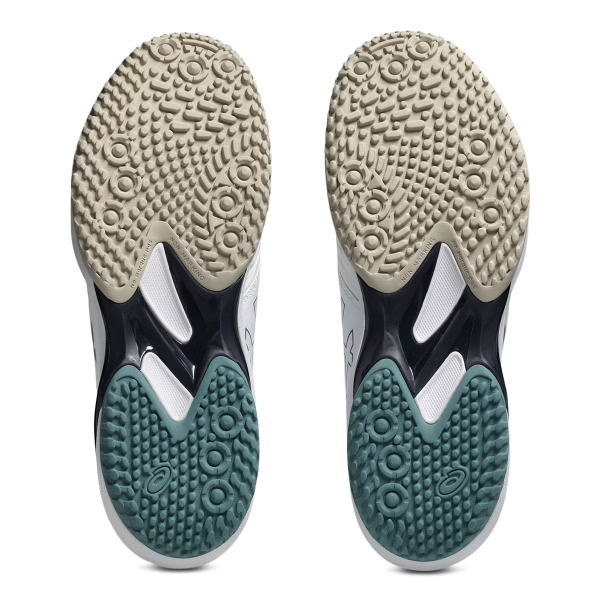アシックス テニスシューズ PRESTIGE NEO OC(1043A027)WHITE/FOGGY TEAL|2026年7月発売