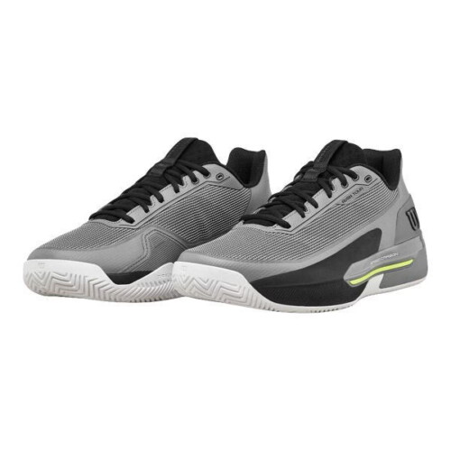 ウィルソン テニスシューズ メンズ RUSH TOUR 5 (WRS339650)Titanium/Black/Safety Yellow｜激安お買い得価格｜2026年8月発売｜WILSON｜スペック表と機能性｜オールコート用